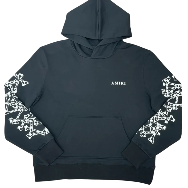 AMIRI - BLACK AND WHITE HOODIE