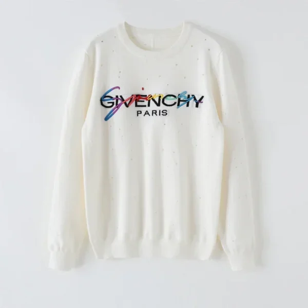 WHITE GIVENCHY - SWEATSHIRT